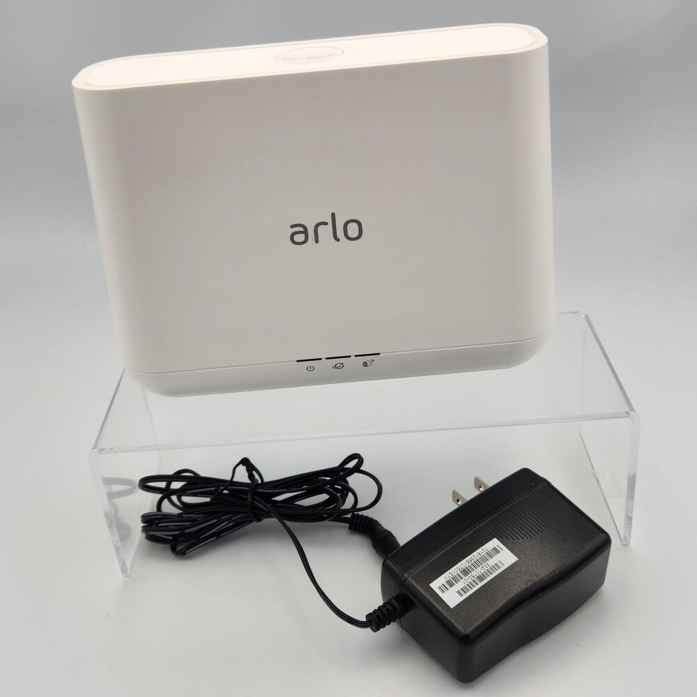 Arlo VMB4000 Pro Base Station Smart Home Security Camera Hub White